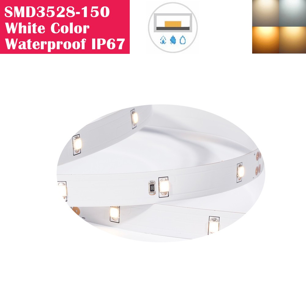5 Meters SMD3528/SMD2835 (0.1W) Waterproof IP67 150LEDs Flexible LED Strip Lights